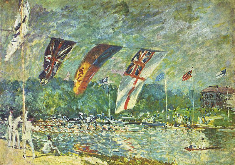 Alfred Sisley Regatta at Molesey,